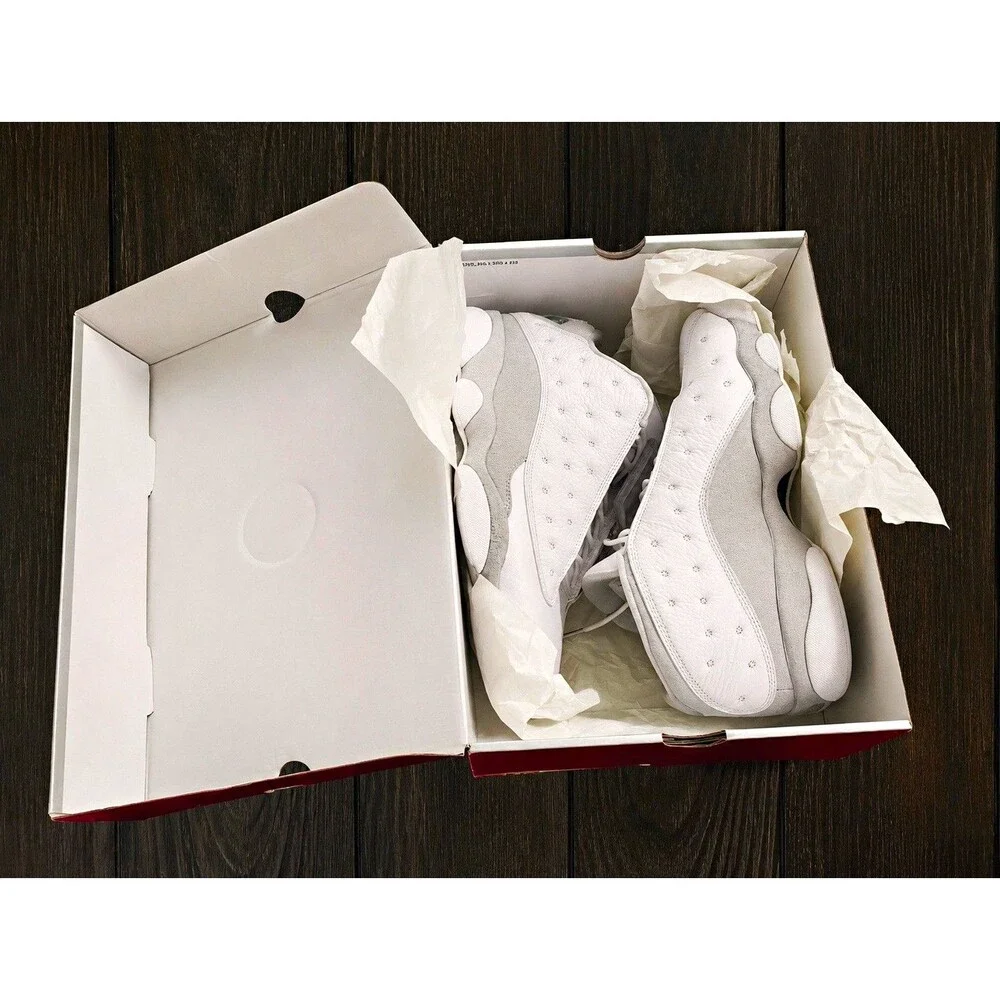 Jordan Air Jordan 13 Retro Low Pure Money 310810-100 White/Metallic Silver